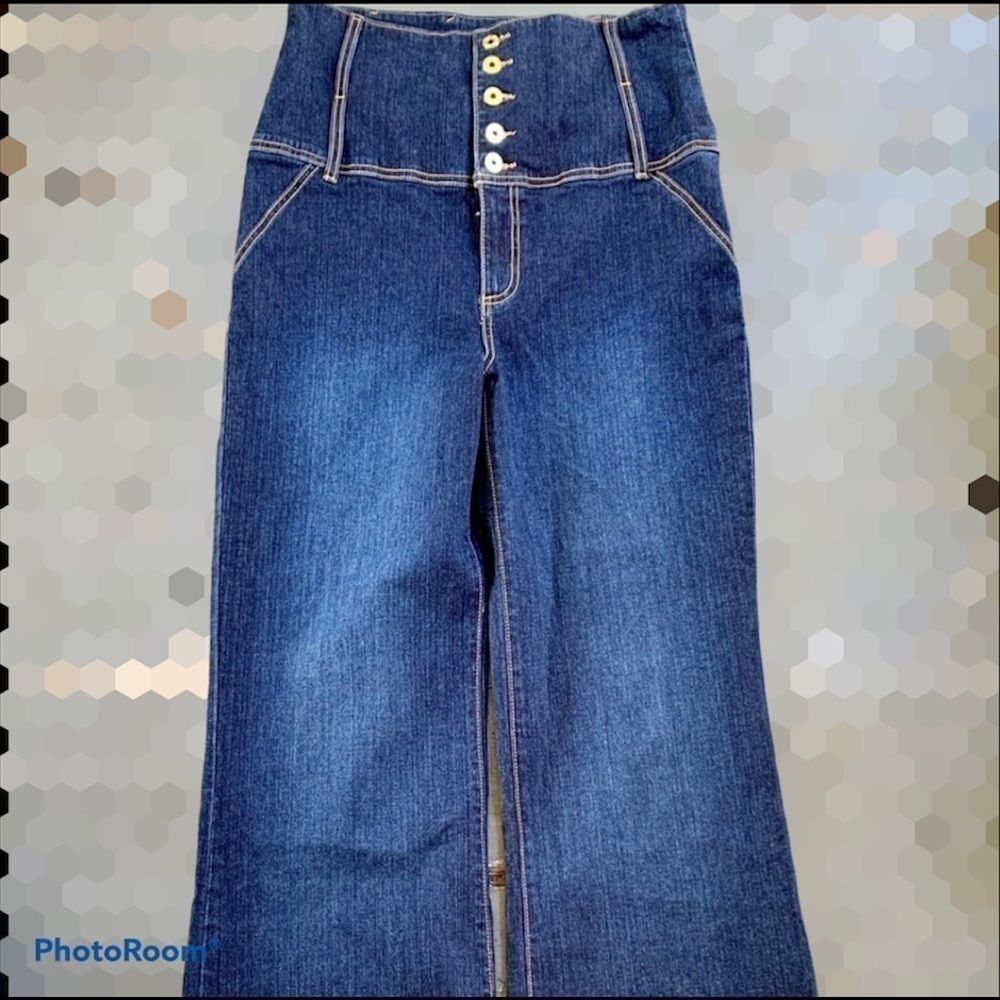 *SALE* EUC Baby Phat High Waist Flair Leg JEANS